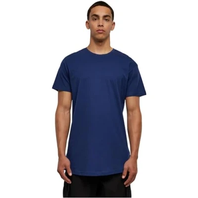 Afbeelding van Urban Classics Shaped LONG Tshirt basic, Heren, Maat: XXL, Spaceblue