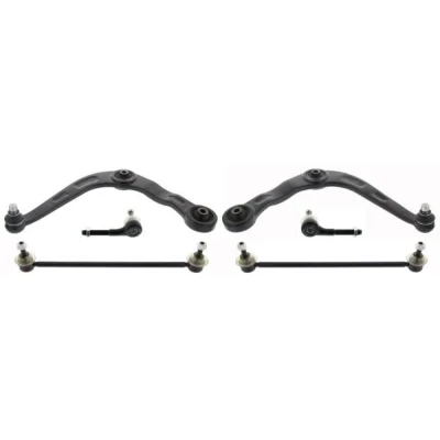 Afbeelding van MAPCO 53347 Voorwiel/Achterwiel ophanging Vooras links, rechts, Onder Met draag/ stuur gewricht, rubberlager, stuurstang
