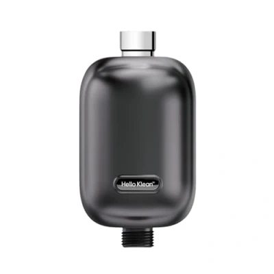 Afbeelding van Hello Klean Shower Filter Chrome Filtert metalen, chloor &amp; onzuiverheden Verbetert huid haar Snel eenvoudig te installeren voor in line elektrische douches