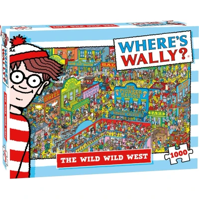 Afbeelding van Puzzel Where&#039;s Wally Wild West 1000 stukjes