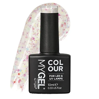Afbeelding van Mylee Gel Nagellak 10ml [Sprinkles] UV/LED Gellak Nail Art Manicure Pedicure, Professioneel &amp; Thuisgebruik [Confetti Range] Langdurig en gemakkelijk aan te brengen
