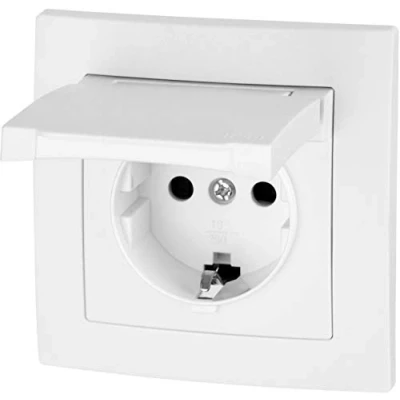 Afbeelding van UP stopcontact IP44 steekklem All in One ET 1 wit