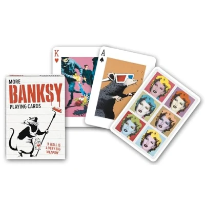 Afbeelding van Piatnik 171611 speelkaarten Banksy II 55 vellen, kleurrijk