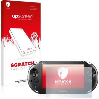 Afbeelding van upscreen Schutzfolie Displayschutz Displayschutzfolie Folie Klar Transparent (PS Vita), Andere spelaccessoires, Transparant