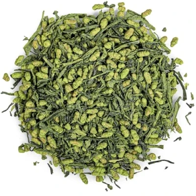 Afbeelding van Moya biologische Japanse Matcha Iri Genmaicha groene bladthee 100g met De beste kwaliteit thee uit Japan Geschikt voor vegetariërs en veganisten Verpakt in hersluitbare zak