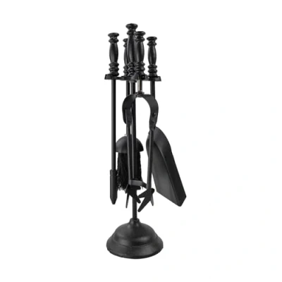 Afbeelding van JVL Belvoir Fireside Companion Tool Set, Zwart
