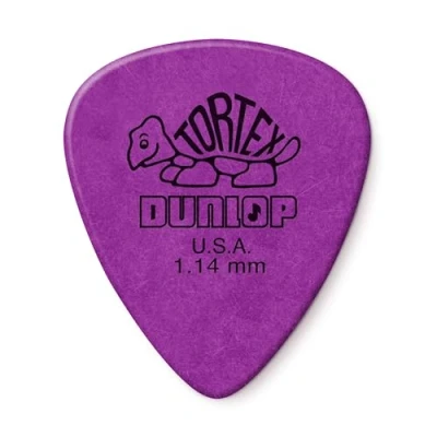 Afbeelding van Dunlop 418R114 Tortex Standard 1.14mm plectrum paars