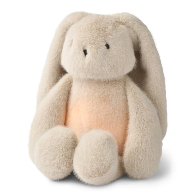 Afbeelding van Liewood knuffelkonijn hattie met nachtlamp en geluid 23 cm