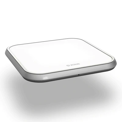 Afbeelding van Zens Single Aluminium Draadloze Snellader 10W White