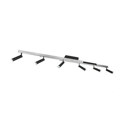 Afbeelding van Trio 6 lichts led spot Zeno metaal met zwart 648310705