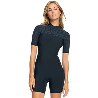 Afbeelding van Roxy 2MM Swell Series KURZÄRMLIGER Backzip Badpak, Dames, Maat: 4, Kvj
