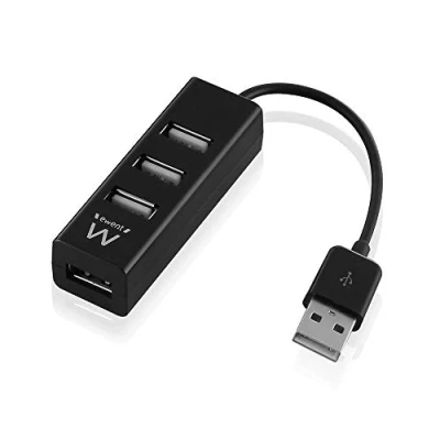 Afbeelding van Hub USB Ewent EW1123 Zwart