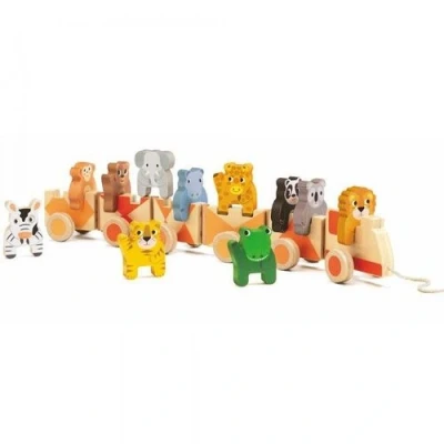 Afbeelding van Djeco trekfiguur trainimo jungle