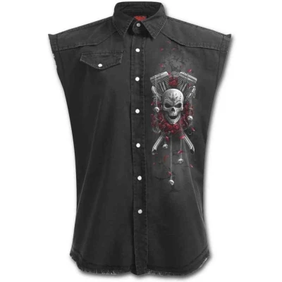 Afbeelding van Spiral Mouwloos werkshirt XL DOTD BIKERS Zwart