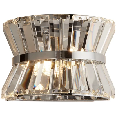 Afbeelding van Searchlight Design wandlamp Uptown chroom 59410 2CC