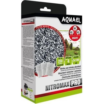 Afbeelding van Aquael NitroMax Pro Filtert nitriet en nitraat uit Aquarium Inhoud: 3 x 100ml