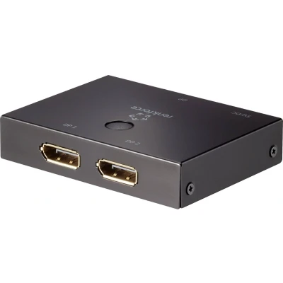 Afbeelding van Renkforce DisplayPort switch 2 poorten Bidirectioneel bruikbaar 3840 x 2160 Pixel