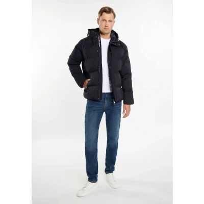 Afbeelding van DREIMASTER Maritim Heren Winterjas Met Voering M / Zwart 100% Polyester