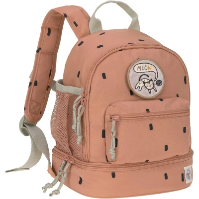 Afbeelding van kinderrugzak met borstband Verzorgingstas Verzorgingsrugzak 27 cm, 4,5 liter bovenzijde, 1,5 bodem, 3 jaar / minirugzak, vrolijke prints karamel,