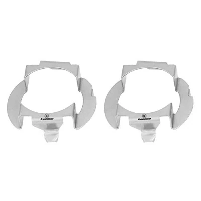Afbeelding van Keenso 1 paar H7 LED Adapter, Houder Koplamp Adapter Lamp Behoud Clip voor B Klasse ML Klasse, Opel Chery, Riich G5, SAAB D5 X55 X25 X65