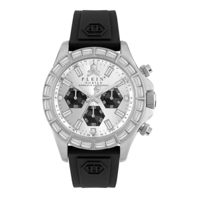 Afbeelding van Philipp Plein Nobile Racing PWVAA0123 Horloge Siliconen Zwart Ø 43 mm