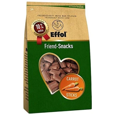 Afbeelding van Effol Friend snacks Carrot Sticks Zak 1kg