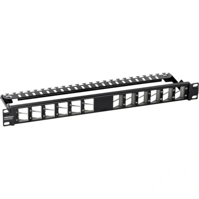 Afbeelding van TrendNet TC KP24SA Netwerkpatchpaneel 483 mm (19) 1 HE Zwart