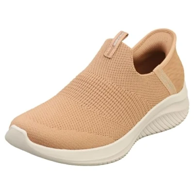 Afbeelding van Skechers Ultra Flex 3.0 Cozy Streak 149708 TAN, Vrouwen, Bruin, Sneakers,Sportschoenen, maat: 36