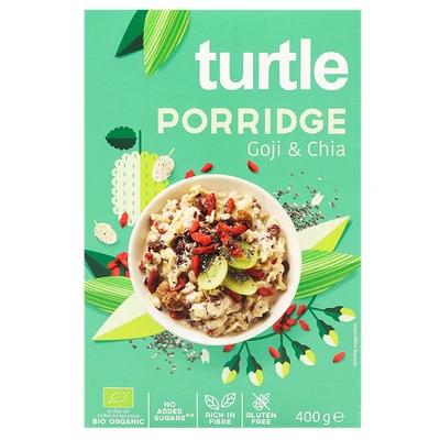 Afbeelding van Turtle Porridge Goji &amp; Chia 400g