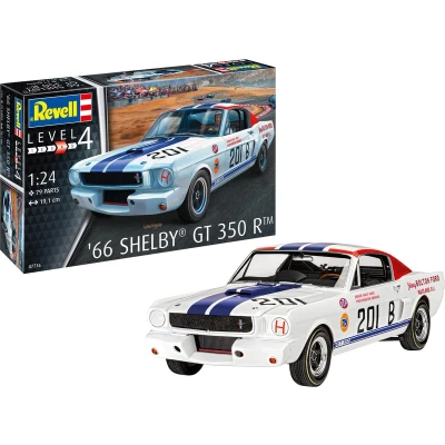 Afbeelding van 1:24 Revell 67716 1965 Shelby GT 350 R Auto Model Set Plastic Modelbouwpakket