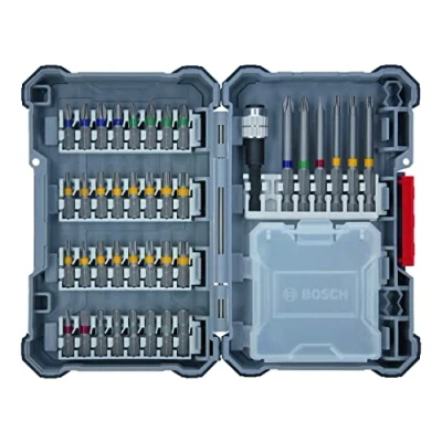 Afbeelding van Bosch Professional 40 delige boren en schroefbitset (Pick and Click, extra harde schroefbits, met universeelhouder) Amazon Edition