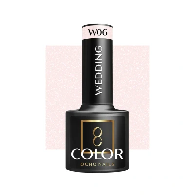 Afbeelding van Ocho Nails W06 Hybride Bruidsnagellak Roze UV Gellak Wedding Nagellak 5 g