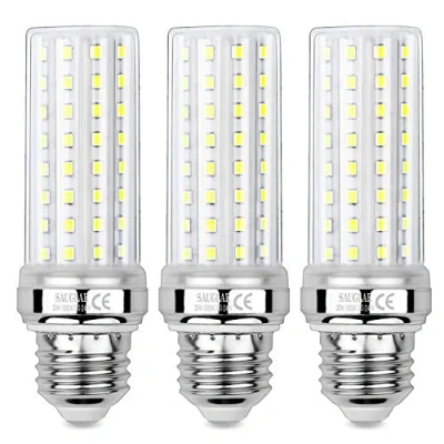 Afbeelding van SAUGLAE 20 W led maïsgloeilampen, 150 gloeilampen, equivalent, 6000 K koudwit, 2300 lumen, E27 Edison schroefgloeilampen, 3 stuks