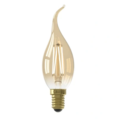 Afbeelding van LED lamp E14 Kaars met punt Calex (3.5W, 200lm, 2100K, Dimbaar)