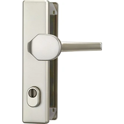 Afbeelding van ABUS Deurbeveiliging HLZS814 F2 neuszilver met cilinderbescherming hoekig 08418
