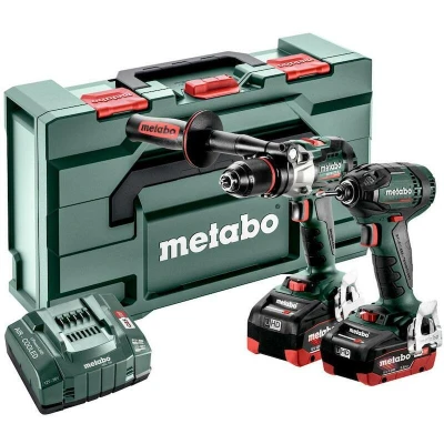Afbeelding van Metabo Accu Combo Set 2.1.15 18 V SBLTXBL + SSDBL 2x LiHD 5,5Ah, ASC 145 In Metabox 685184000