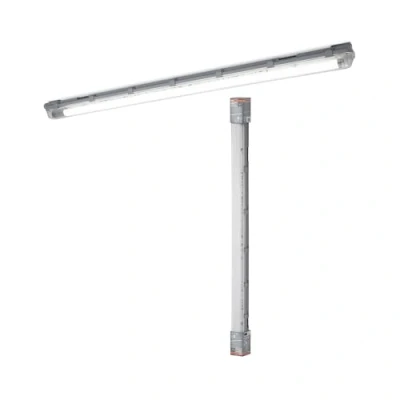 Afbeelding van OSRAM Submarine vochtbestendige lamp met ingebouwde bewegingsdetector 120cm 16W, LED in grijs, IP65 bescherming, voor magazijnen en garages