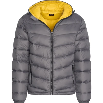 Afbeelding van Cappuccino Italia Jas Winter Hooded Jacket Antraciet Grijs Maat L
