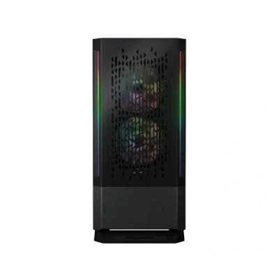 Afbeelding van Cougar MX430 Air RGB Midi Tower Gaming PC behuizingen met 3 ARGB ventilatoren en 2 LED strips Zwart