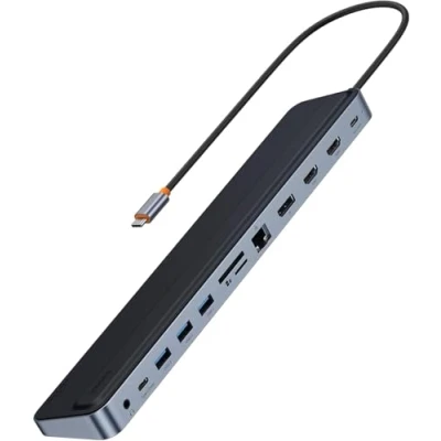 Afbeelding van Baseus Docking Station Multipoort Adapter Dubbele 4K HDMI PD Opladen