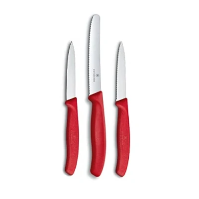 Afbeelding van Victorinox Swiss Classic Keukenmessenset 3 delig rood