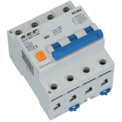 Afbeelding van SEP aardlekautomaat 3 polignul 32A B karakteristiek 300mA RCM4 B3230