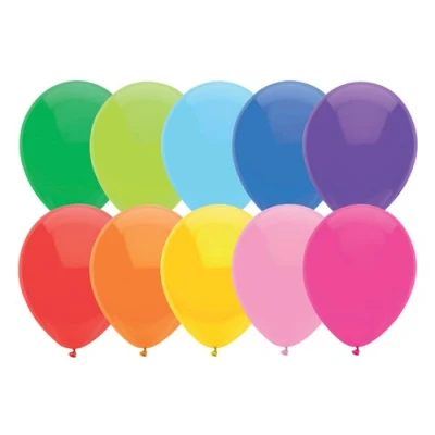 Afbeelding van Ballon multi kleuren 50 stuks