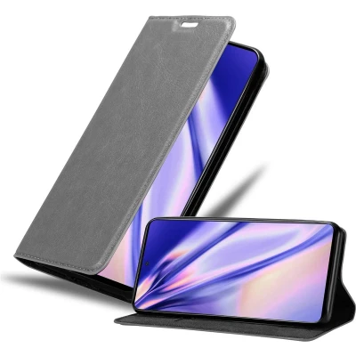 Afbeelding van Cadorabo Hoesje geschikt voor Samsung Galaxy A51 4G / M40s in TITANIUM GRIJS Beschermhoes met magnetische sluiting, standfunctie en kaartvakje Book Case Cover Etui