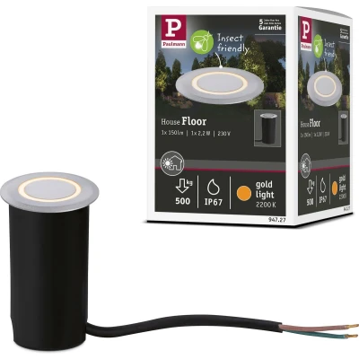 Afbeelding van Paulmann Floor downlight 2200K deko rd 94727 Vloerinbouwlamp LED 2.2 W Aluminium