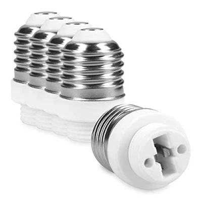 Afbeelding van kwmobile verloopfitting E27 naar G9 5 stuks fitting omvormers Verander je een Voor spaar, LED en halogeenlampen