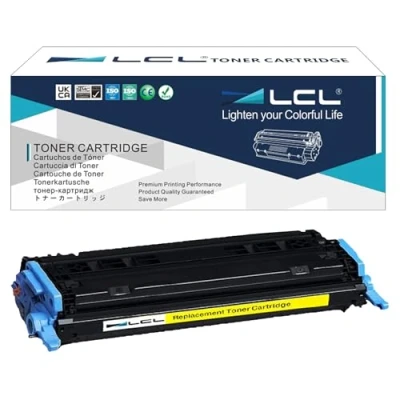 Afbeelding van LCL Compatibele tonercartridge 124A Q6002A 707 CRG707 (1 geel) Vervanging voor HP Laserjet 1600/2600/2605/1015 / 1017 Color Series