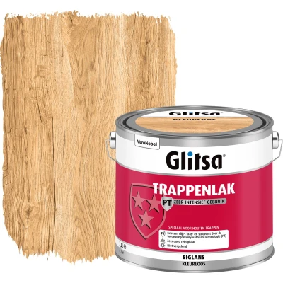 Afbeelding van Glitsa Trappenlak 2,5l Blanke lak &amp; Beits