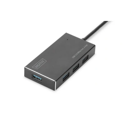 Afbeelding van Digitus DA 70240 1 interface hub USB 3.2 Gen (3.1 1) Type A 5000 Mbit/s Zwart