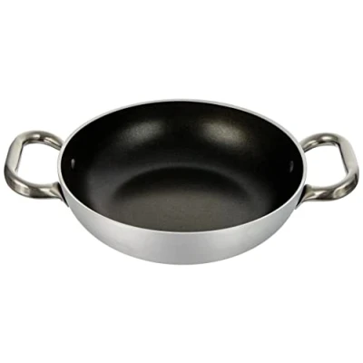 Afbeelding van Pentole Agnelli FAMA10SEL20 Select Pan Aluminium Pan, 2 RVS Handvatten, 20 cm, Zilver